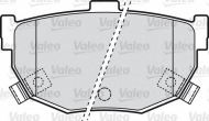 Комплект тормозных колодок VALEO 598817