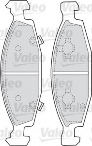 Комплект тормозных колодок VALEO 598510