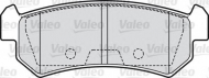 Комплект тормозных колодок VALEO 598874