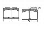 Комплект тормозных колодок WOKING P3113.12