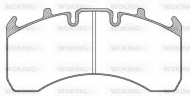 Комплект тормозных колодок WOKING JSA 10563.10