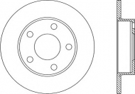 Тормозной диск OPEN PARTS BDR1030.10