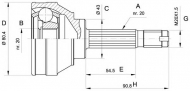Шарнирный комплект OPEN PARTS CVJ5001.10