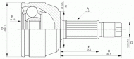 Шарнирный комплект OPEN PARTS CVJ5123.10