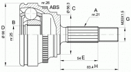 Шарнирный комплект OPEN PARTS CVJ5279.10