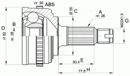 Шарнирный комплект OPEN PARTS CVJ5296.10