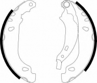 Комлект тормозных накладок Brake ENGINEERING SH2548