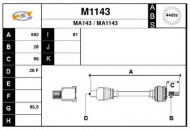 Вал SNRA M1143