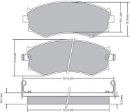 Комплект тормозных колодок FREMAX FBP-0299