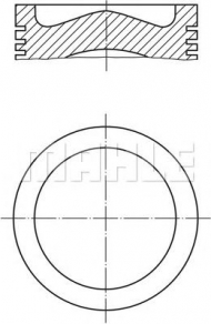 Поршень PERFECT CIRCLE 56 15448 0