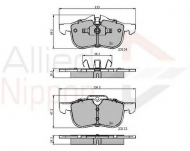 Комплект тормозных колодок COMLINE ADB0898