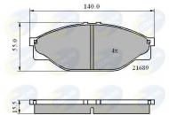 Комплект тормозных колодок COMLINE CBP0440