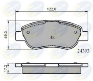 Комплект тормозных колодок COMLINE CBP01738