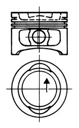 Поршень KOLBENSCHMIDT 93457600