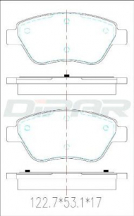 Комплект тормозных колодок DITAS DFB2579