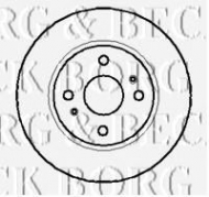 Тормозной диск BORG & BECK BBD4059