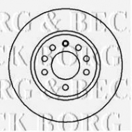 Тормозной диск BORG & BECK BBD4074