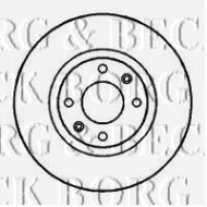 Тормозной диск BORG & BECK BBD4246