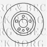 Тормозной диск BORG & BECK BBD5095