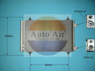 Конденсатор AUTO AIR GLOUCESTER 16-9642