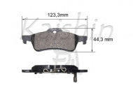Комплект тормозных колодок KAISHIN D2312
