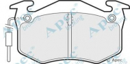 Комплект тормозных колодок APEC braking PAD409