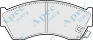 Комплект тормозных колодок APEC braking PAD662