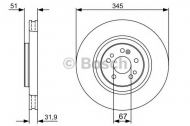Тормозной диск BOSCH 0 986 479 405