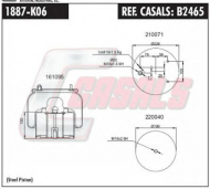 Баллон пневматической рессоры CASALS B2465