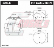 Баллон пневматической рессоры CASALS B2471