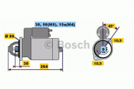 Стартер BOSCH 0 001 110 011