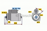 Стартер BOSCH 0 001 113 001