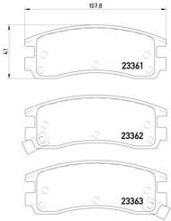 Комплект тормозных колодок HELLA PAGID 8DB 355 016-961