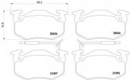 Комплект тормозных колодок HELLA PAGID 8DB 355 018-941