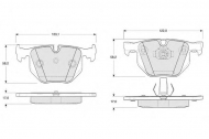Комплект тормозных колодок PROCODIS FRANCE PF1326