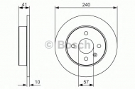 Тормозной диск BOSCH 0 986 479 918