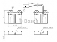 Комплект тормозных колодок BOSCH 0 986 TB2 468