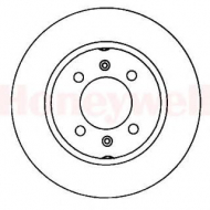 Тормозной диск BENDIX 561256B