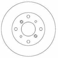 Тормозной диск BENDIX 561713B