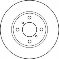 Тормозной диск BENDIX 562124B