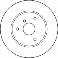 Тормозной диск BENDIX 562155B