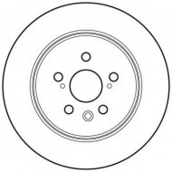 Тормозной диск BENDIX 562639BC