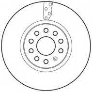 Тормозной диск BENDIX 562688BC