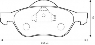 Комплект тормозных колодок BENDIX 573016B
