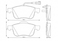 Комплект тормозных колодок BENDIX 573173B