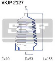 Комплект пыльника SKF VKJP 2127