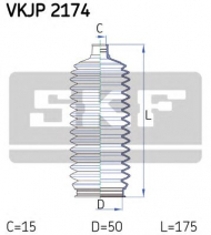 Комплект пыльника SKF VKJP 2174