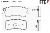 Комплект тормозных колодок FTE BL1810A2