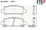 Комплект тормозных колодок FTE BL1855A2