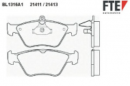 Комплект тормозных колодок FTE BL1316A1